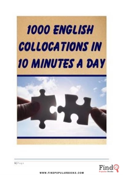 Download 1000 English Collocations In 10 Minutes A Day PDF or Ebook ePub For Free with Find Popular Books 