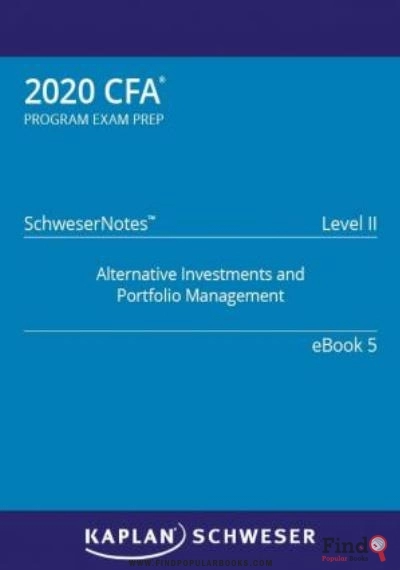 Download CFA 2020 Level II   SchweserNotes Book 5 PDF or Ebook ePub For Free with Find Popular Books 