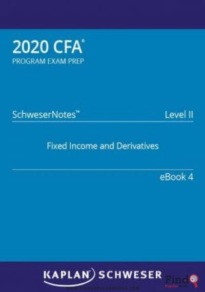 Download CFA 2020 Level II   SchweserNotes Book 4 PDF or Ebook ePub For Free with Find Popular Books 