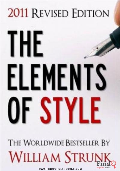 Download The Elements Of Style, 2011 Edition PDF or Ebook ePub For Free with Find Popular Books 