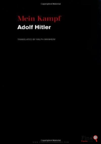 Download Mein Kampf PDF or Ebook ePub For Free with Find Popular Books 