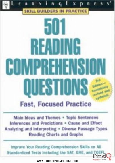 Download 501 Reading Comprehension Questions (Skill Builders In Practice) PDF or Ebook ePub For Free with Find Popular Books 