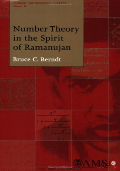 Download Number Theory In The Spirit Of Ramanujan PDF or Ebook ePub For Free with Find Popular Books 