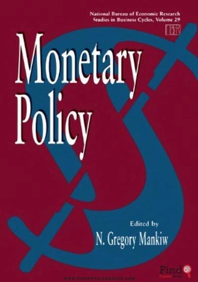 Download Monetary Policy PDF or Ebook ePub For Free with Find Popular Books 