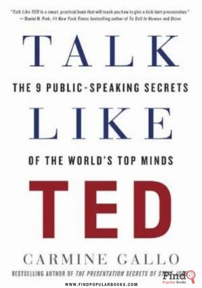 Download Talk Like TED: The 9 Public Speaking Secrets Of The World's Top Minds PDF or Ebook ePub For Free with Find Popular Books 