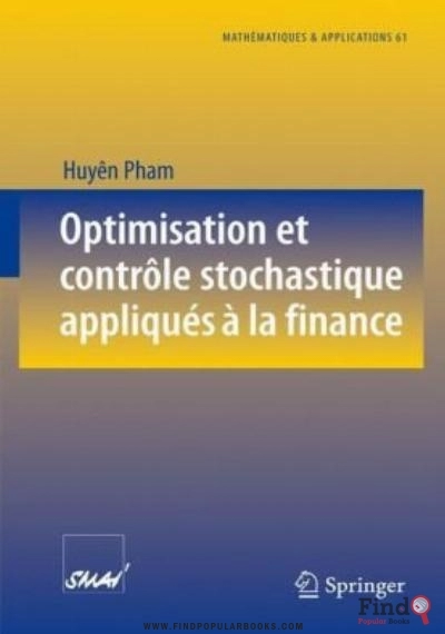 Download Optimisation Et Contrôle Stochastique Appliqués à La Finance (Mathématiques Et Applications) (French Edition) PDF or Ebook ePub For Free with Find Popular Books 
