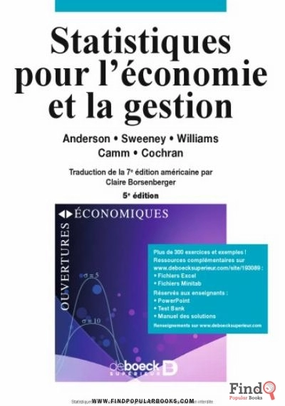 Download Statistiques Pour L'économie Et La Gestion PDF or Ebook ePub For Free with Find Popular Books 