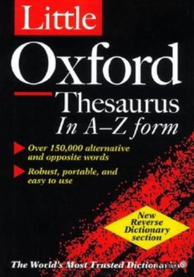 Download The Oxford Thesaurus PDF or Ebook ePub For Free with Find Popular Books 