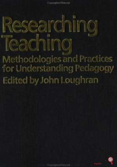 Download Researching Teaching: Methodologies And Practices For Understanding Pedagogy PDF or Ebook ePub For Free with Find Popular Books 
