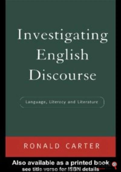 Download Investigating English Discourse: Language, Literacy And Literature PDF or Ebook ePub For Free with Find Popular Books 