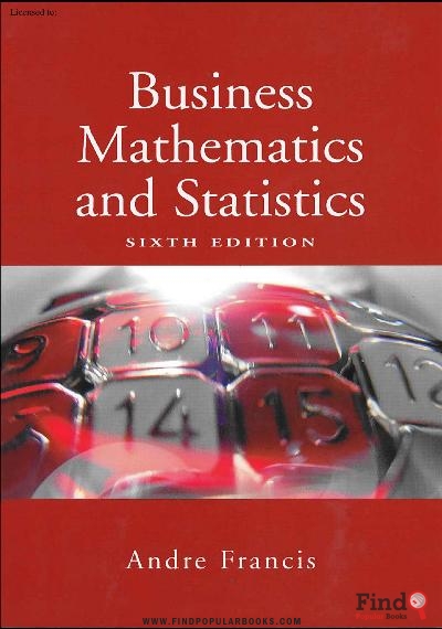 Download Business Mathematics And Statistics, Sixth Edition PDF or Ebook ePub For Free with Find Popular Books 
