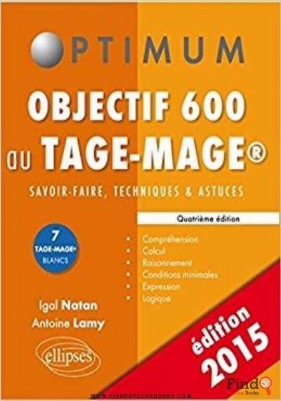 Download Objectif 600 Au TAGE MAGE PDF or Ebook ePub For Free with Find Popular Books 