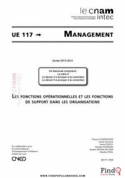 Download UE 117 Management 117 Série 3 PDF or Ebook ePub For Free with Find Popular Books 