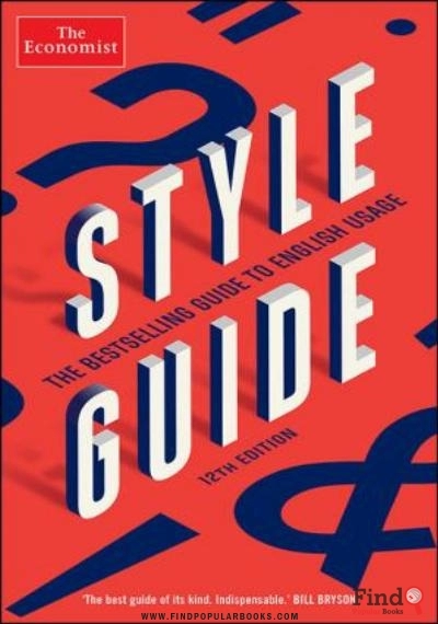 Download The Economist Style Guide PDF or Ebook ePub For Free with Find Popular Books 