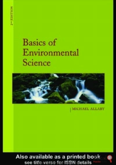 Download Basics Of Environmental Science PDF or Ebook ePub For Free with Find Popular Books 
