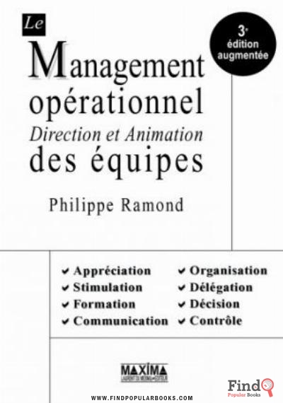 Download Le Management Opérationnel : Direction Et Animation Des équipes 3e édition PDF or Ebook ePub For Free with Find Popular Books 