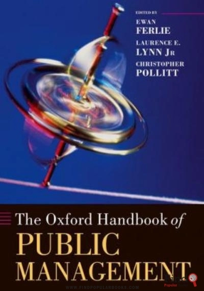 Download The Oxford Handbook Of Public Management PDF or Ebook ePub For Free with Find Popular Books 
