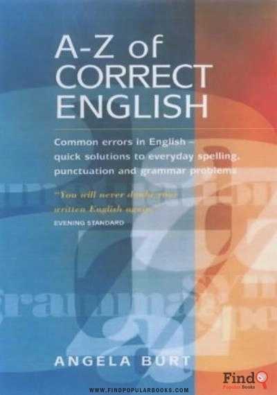 Download The A Z Of Correct English PDF or Ebook ePub For Free with Find Popular Books 