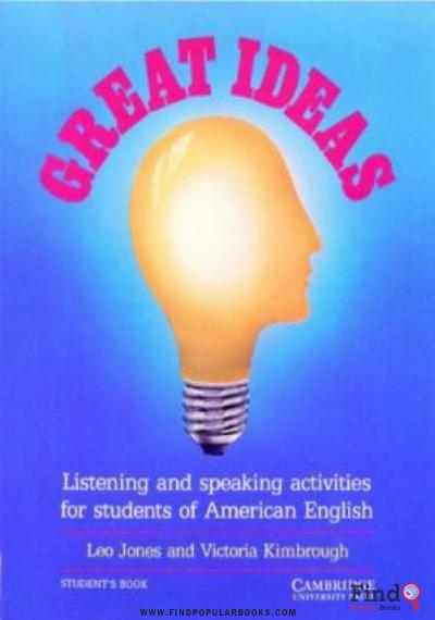 Download Great Ideas Student’s Book: Listening And Speaking Activities For Students Of American English PDF or Ebook ePub For Free with Find Popular Books 