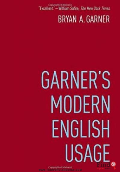 Download Garner’s Modern English Usage PDF or Ebook ePub For Free with Find Popular Books 