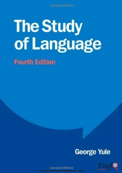 Download The Study Of Language 4th Edition PDF or Ebook ePub For Free with Find Popular Books 