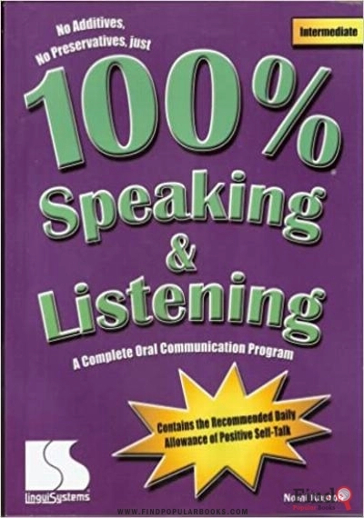 Download 100 % Speaking And Listening By Nomi Kaston PDF or Ebook ePub For Free with Find Popular Books 