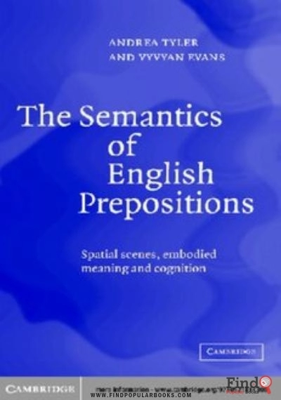Download The Semantics Of English Prepositions PDF or Ebook ePub For Free with Find Popular Books 