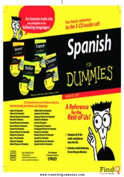 Download Spanish For Dummies Audio SeT PDF or Ebook ePub For Free with Find Popular Books 