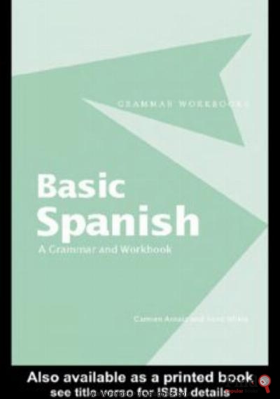 Download Basic Spanish: A Grammar And Workbook (Grammar Workbooks) (English And Spanish Edition) PDF or Ebook ePub For Free with Find Popular Books 
