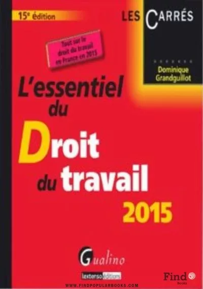 Download L'essentiel Du Droit Du Travail  PDF or Ebook ePub For Free with Find Popular Books 