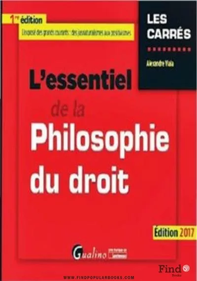 Download L’essentiel De La Philosophie Du Droit PDF or Ebook ePub For Free with Find Popular Books 