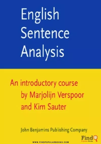 Download English Sentence Analysis : An Introductory Course PDF or Ebook ePub For Free with Find Popular Books 