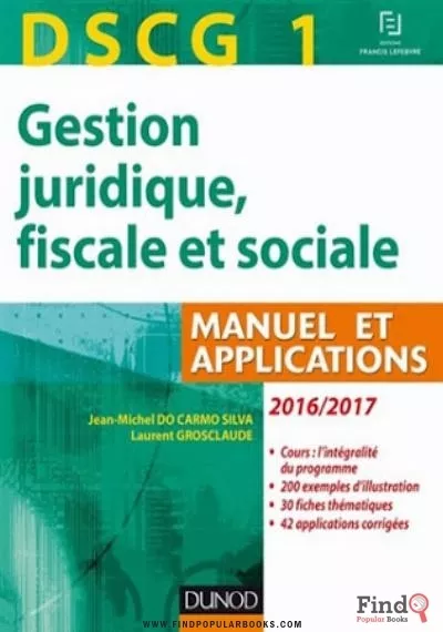 Download DSCG1 Gestion Juridique, Fiscale Et Sociale  PDF or Ebook ePub For Free with Find Popular Books 