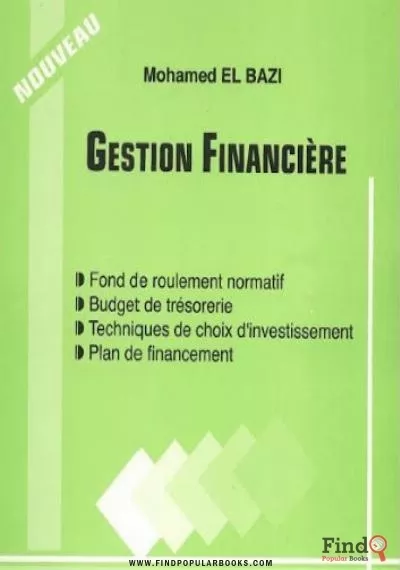 Download Gestion Financière PDF or Ebook ePub For Free with Find Popular Books 