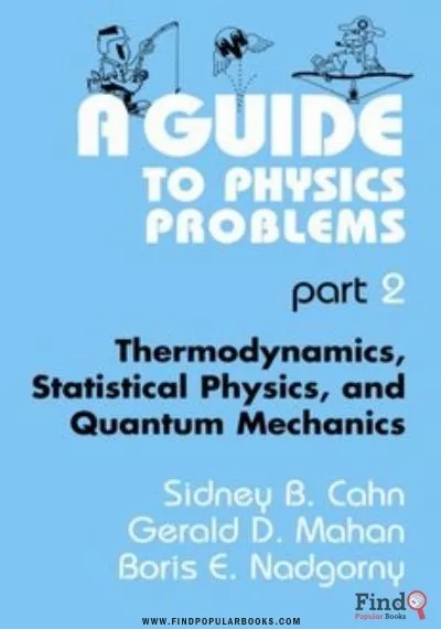Download Thermodynamics, Statistical Physics, And Quantum Mechanics PDF or Ebook ePub For Free with Find Popular Books 