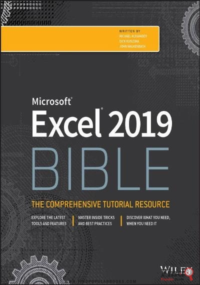 Download Excel 2019 Bible PDF or Ebook ePub For Free with Find Popular Books 