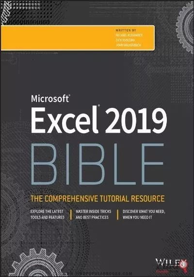 Download Excel 2019 Bible PDF or Ebook ePub For Free with Find Popular Books 