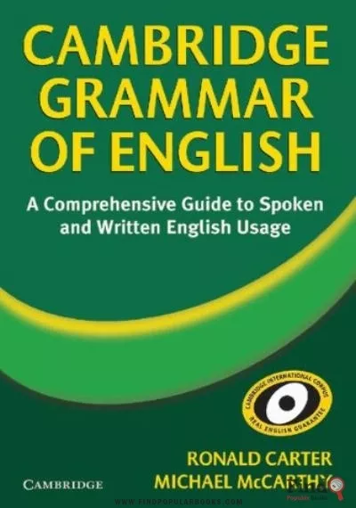 Download Cambridge Grammar Of English: A Comprehensive Guide PDF or Ebook ePub For Free with Find Popular Books 