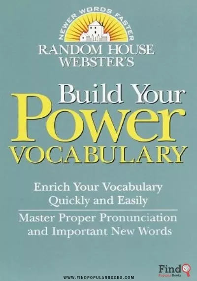 Download Random House Webster’s Build Your Power Vocabulary  PDF or Ebook ePub For Free with Find Popular Books 