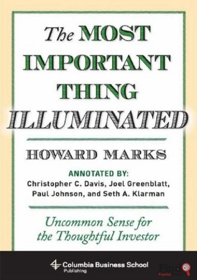 Download The Most Important Thing Illuminated: Uncommon Sense For The Thoughtful Investor PDF or Ebook ePub For Free with Find Popular Books 